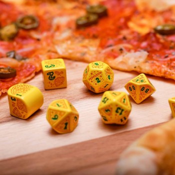 Pizza Margherita RPG kauliukų rinkinys Q WORKSHOP